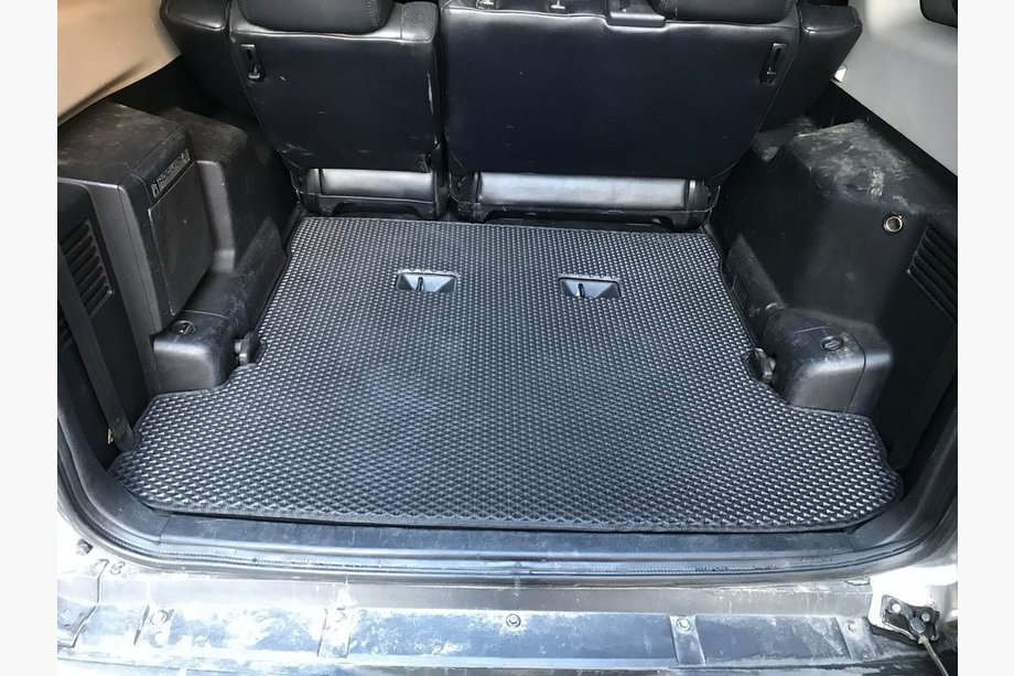 Mitsubishi Pajero Wagon III 1999-2006 гг. Коврик багажника EVA Черный Фото 2