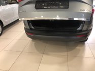 Skoda Karoq 2018- гг. Накладка на багажник нержавейка фото 1