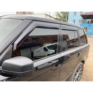 Ветровики на окна (4 шт, Niken) Range Rover III L322 2002-2012 гг. фото 1