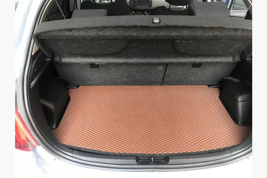 Toyota Yaris 2010-2020 гг. Коврик багажника (EVA, кирпичный) Image