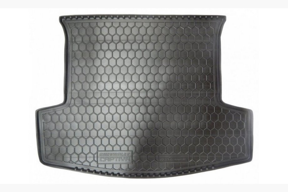 Chevrolet Captiva 2006-2019 гг. Коврик Багажника 7 мест (Autogumm, резина) Image