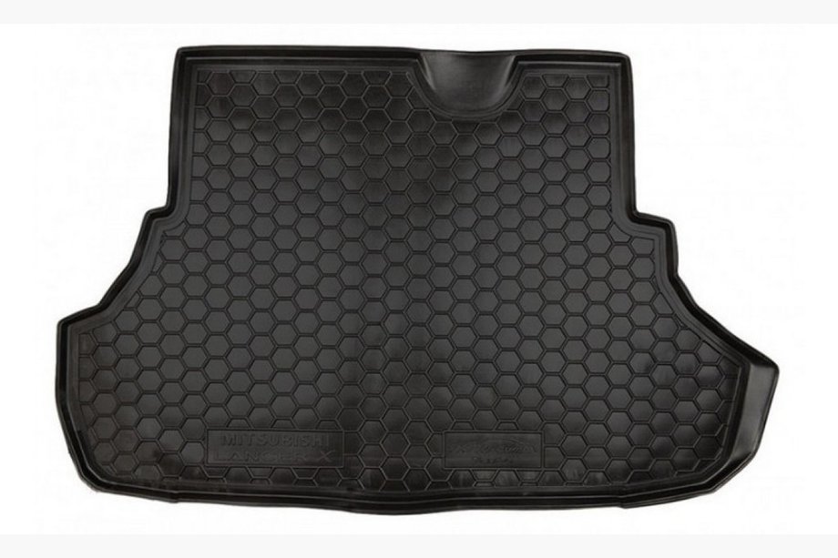 Mitsubishi Lancer X 2008- гг. Коврик багажника SD (Autogumm, резина) Image