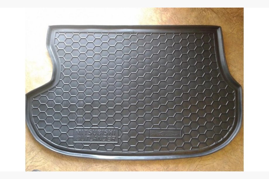 Mitsubishi Pajero Wagon III 1999-2006 гг. Коврик багажника резиновый Image