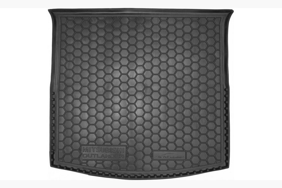 Mitsubishi Outlander 2012-2021 гг. Коврик багажника с органайзером (Autogumm, резина) Image