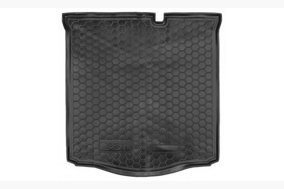 Peugeot 301 2012- гг. Коврик багажника (пластик) Image