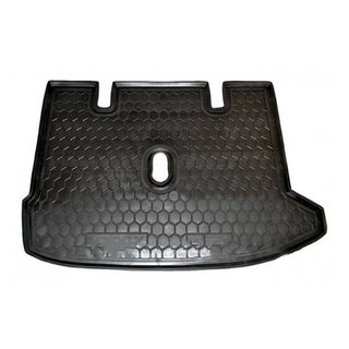 Коврик багажника цельная задняя сидушка (Autogumm, пластик) Renault Lodgy 2013-2022 гг.