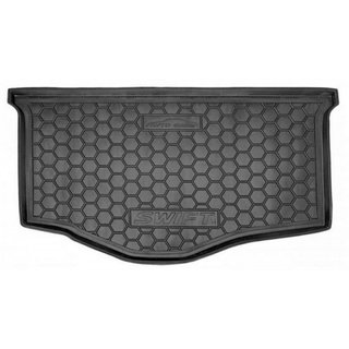 Коврик багажника 2012+ (Autogumm, пластик) Suzuki Swift 2005-2010 гг.