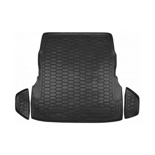 Коврик багажника с регулировкой сидений (Autogumm, резина) Mercedes S-сlass W222 2013-2022 гг.