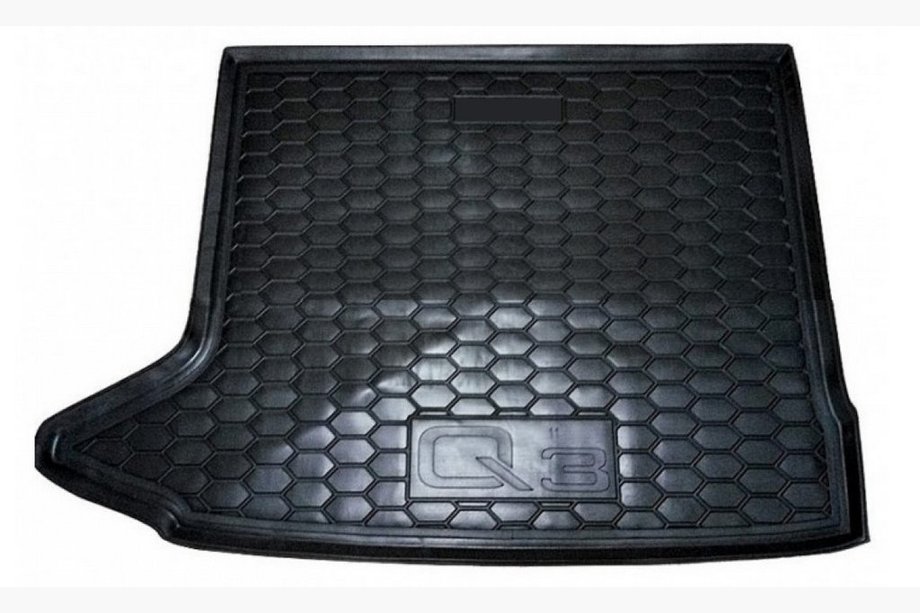Audi Q3 2011-2019 гг. Коврик багажника резиновый Image
