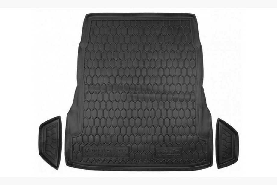 Mercedes S-сlass W222 2013-2022 гг. Коврик багажника без регулировки сидений (Autogumm, резина) Image