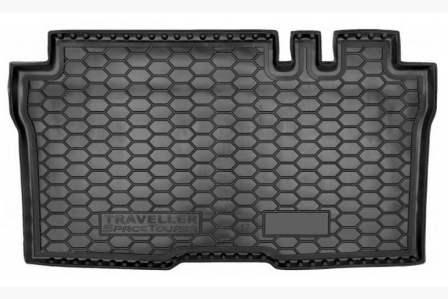Peugeot Traveller 2017- гг. Коврик багажника Business L2/Active L2 пассажир (Autogumm, пластик) Image