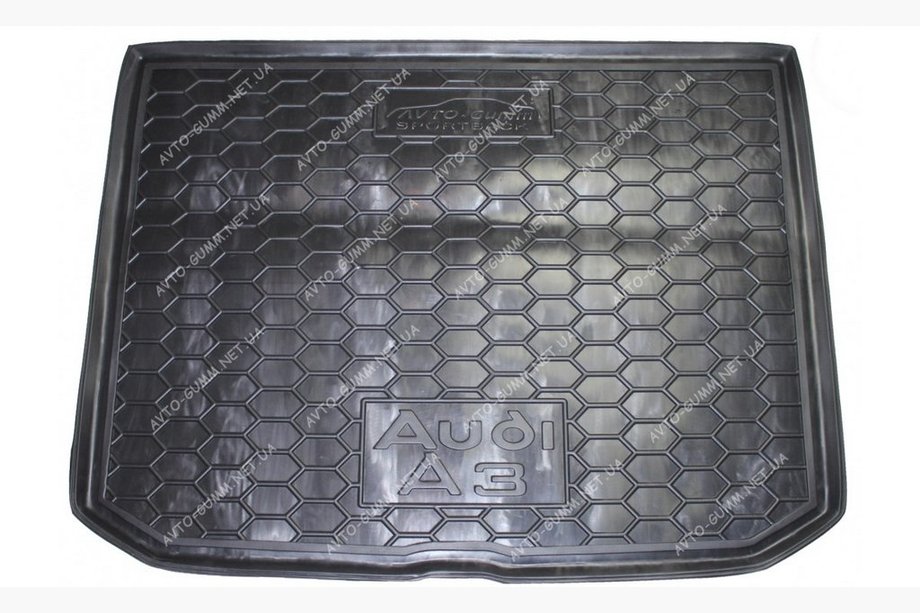 Audi A3 2012-2020 гг. Коврик багажника Sportback (Autogumm, резина) Image