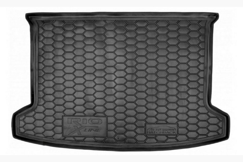Kia Rio 2017- гг. Коврик багажника HB версия Европа 2018+ (Autogumm, резина) Image