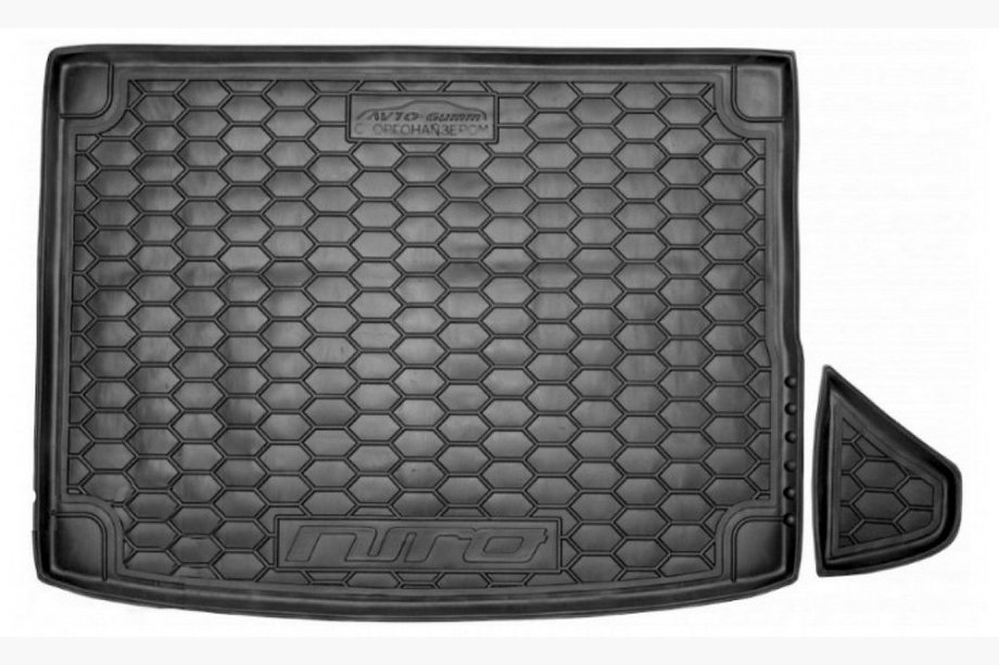 Kia Niro 2016–2021 гг. Коврик багажника с органайзером 2018+ (Autogumm, резина) Image