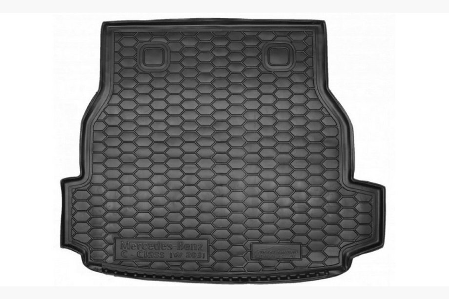 Mercedes C-class W203 2000-2007 гг. Коврик багажника SW (Autogumm, резина) Image