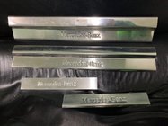 Mercedes E-сlass W210 1995-2002 гг. Широкие накладки на пороги (Carmos, 4 шт, нержавейка) фото 1