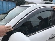 Ветровики с хромированным молдингом HB (4 шт, Niken) фото 3