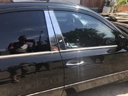 Mercedes E-сlass W211 2002-2009 гг. Накладки на дверные стойки из нержавеющей стали (6 шт) фото 1