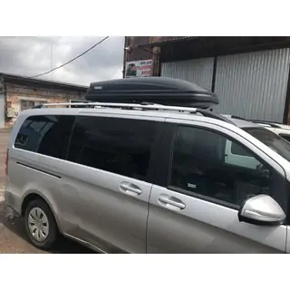 Рейлинги Хром CAN Оригинальный Дизайн (Металлические Ножки) Mercedes Vito/V-class W447 2014- гг. фото 1