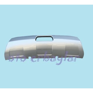 Задний диффузор Q002 (серый пластик) Nissan Qashqai 2010-2014 гг.