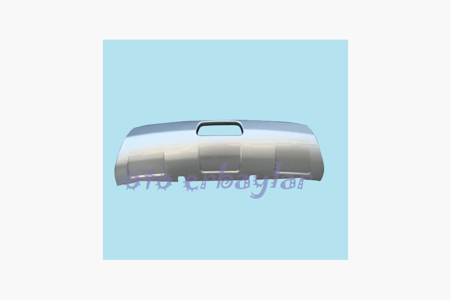 Nissan Qashqai 2010-2014 гг. Задний диффузор Q002 (серый пластик) Image