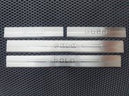 Volkswagen Polo 1994-2001 гг. Накладки на пороги Carmos (4 шт., нержавейка) фото 1