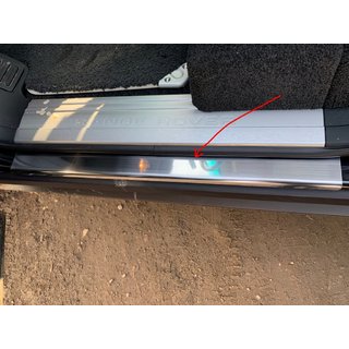 Накладки на пороги Carmos (4 шт., нержавейка) Range Rover III L322 2002-2012 гг. фото 1