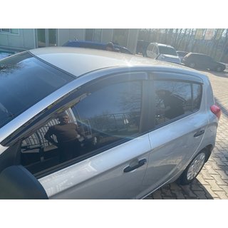 Ветровики на окна (4 шт, ANV) Hyundai I-20 2012-2014 гг. фото 1