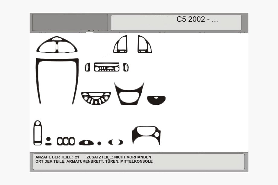 Акция! Накладки на панель (под карбон) Image