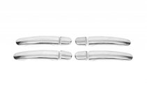 Skoda Octavia I Tour A4 1996-2010 гг. Распродажа! Накладки на ручки без отверстия (4 шт, нержавейка) фото 1