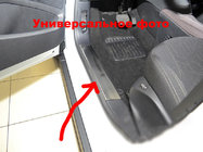 Subaru Outback 2009-2014 гг. Накладки на внутренние пороги из нержавейки Nataniko (2 шт.) фото 1