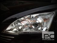 Honda CRV 2007-2011 гг. Накладки на фары (2 шт, пластик) фото 1