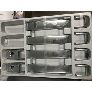 РАСПРОДАЖА! Хром накладки на ручки неполный комплект (см. фото) SsangYong Kyron 2005-2014 гг.