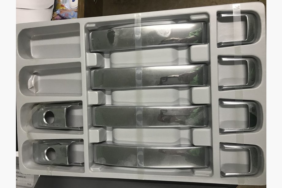 SsangYong Kyron 2005-2014 гг. РАСПРОДАЖА! Хром накладки на ручки неполный комплект (см. фото) Image