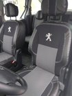 Peugeot Partner Tepee 2008-2018 гг. Авточехлы (Эко-кожа+Ткань, Premium) фото 1