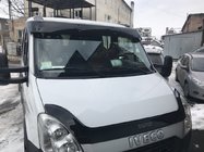 Iveco Daily 2006-2014 гг. Козырек на лобовое стекло V1 (черный глянец, 5мм) фото 1
