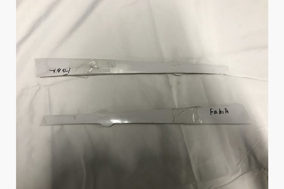 Skoda Fabia 2000-2007 гг. Реснички на фары (2 шт, под покраску) Image