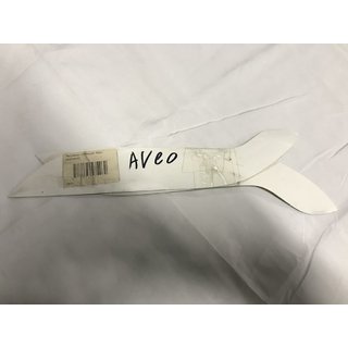 Реснички на фары (2 шт, под покраску) Chevrolet Aveo T250 2005-2011 гг.