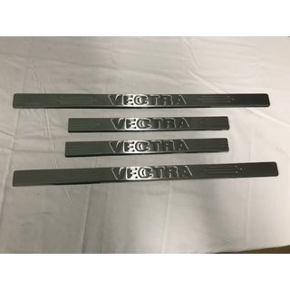 Накладки на пороги Carmos (4 шт., нержавейка) Opel Vectra A 1987-1995 гг.