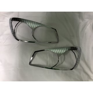 Накладки на фары (2 шт., Пластик) Kia Cerato 1 2004-2009 гг. фото 1