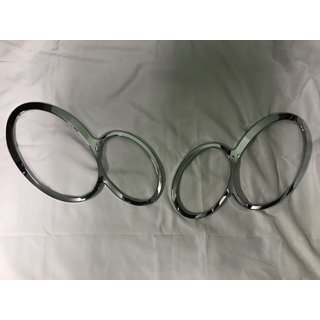 Хром Накладки на Фары Mercedes CLK W209 2002-2010 гг.