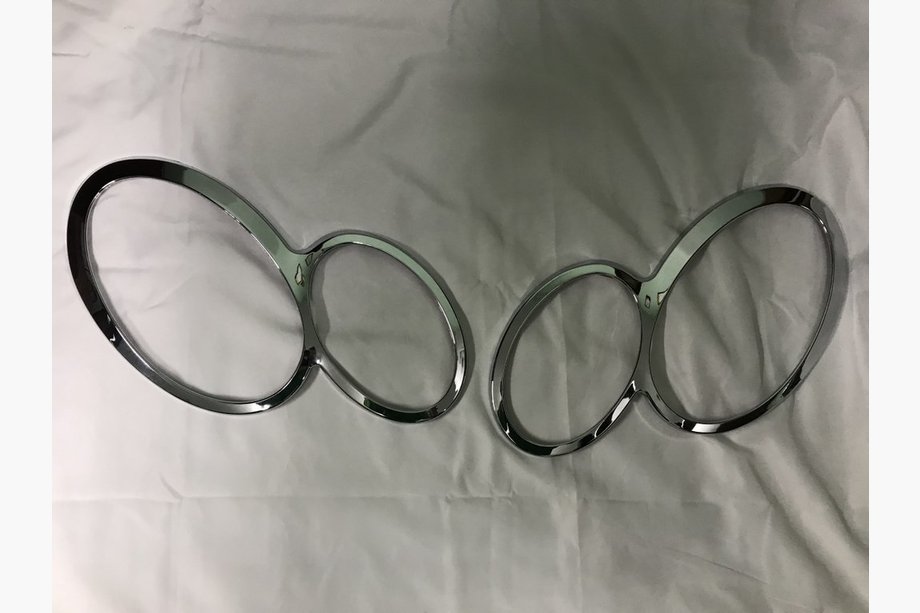 Mercedes CLK W209 2002-2010 гг. Хром Накладки на Фары Image