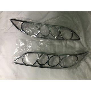 Накладки на Фары (2 шт, пластик) Mazda 6 2003-2008 гг.