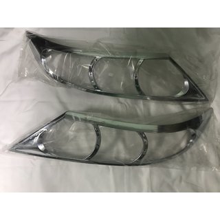 Накладки на Фары 2010-2013 (2 шт., пластик) Kia Sorento II XM 2009-2014 гг.