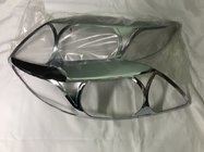 Toyota Corolla 2007-2013 гг. Хром Накладки на Фары (2 шт., Пластик) фото 1