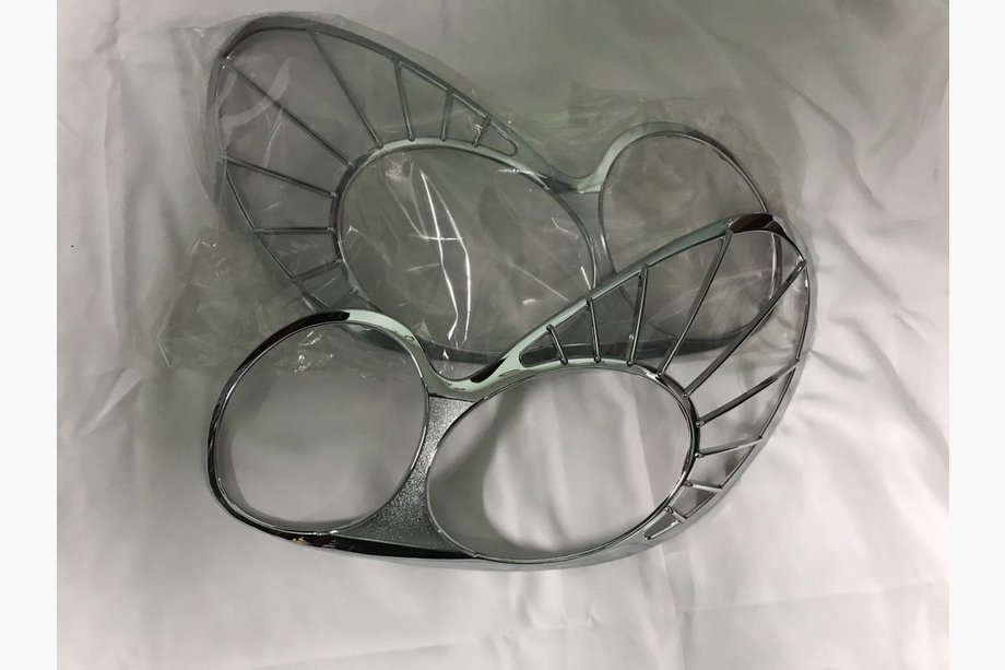 Hyundai Sonata EF 1998-2004 гг. Накладки на фары (2 шт., Пластик) Image