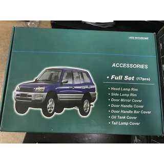 Накладки на Зеркала (2 шт., пластик) Toyota Rav 4 1996-2001 гг.