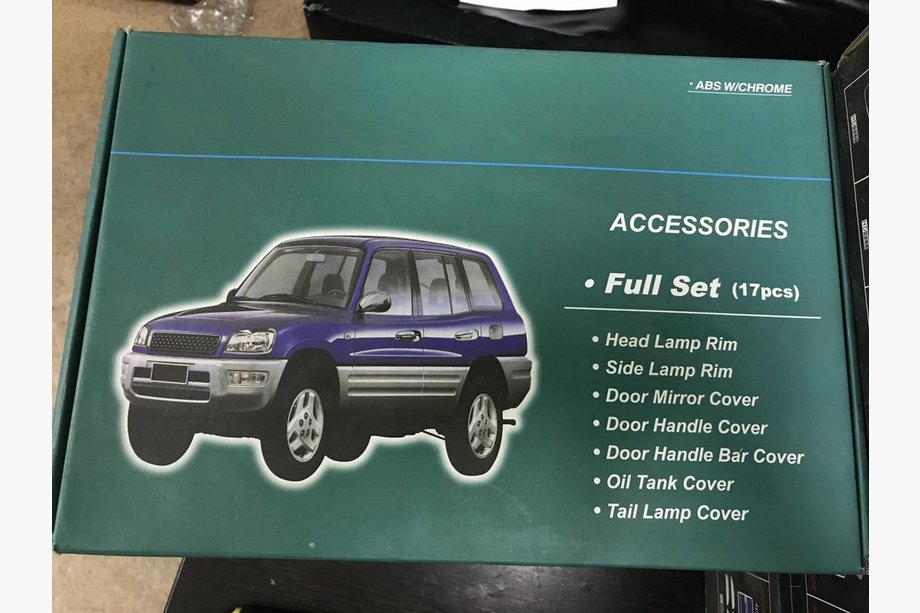 Toyota Rav 4 1996-2001 гг. Накладки на Зеркала (2 шт., пластик) Image