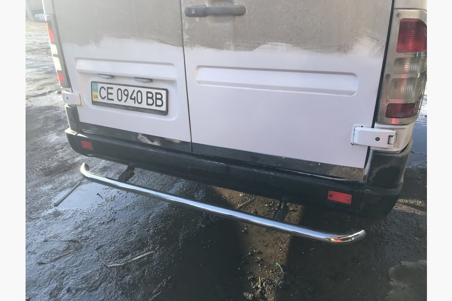 Mercedes Sprinter W901/902/903/904/905 1995–2006 гг. Накладка на багажник (2 части, нержавейка) Image