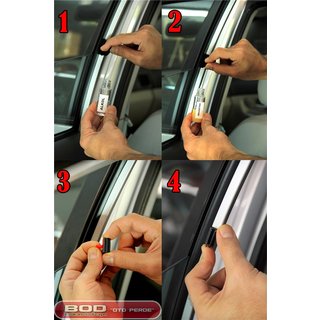 Солнцезащитные шторки (вставные) Chery Tiggo 1 2005-2016 гг. фото 4